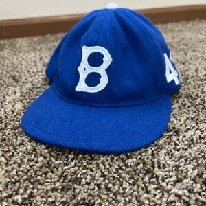 Vintage Brooklyn Dodgers Jackie Robinson baseball cap